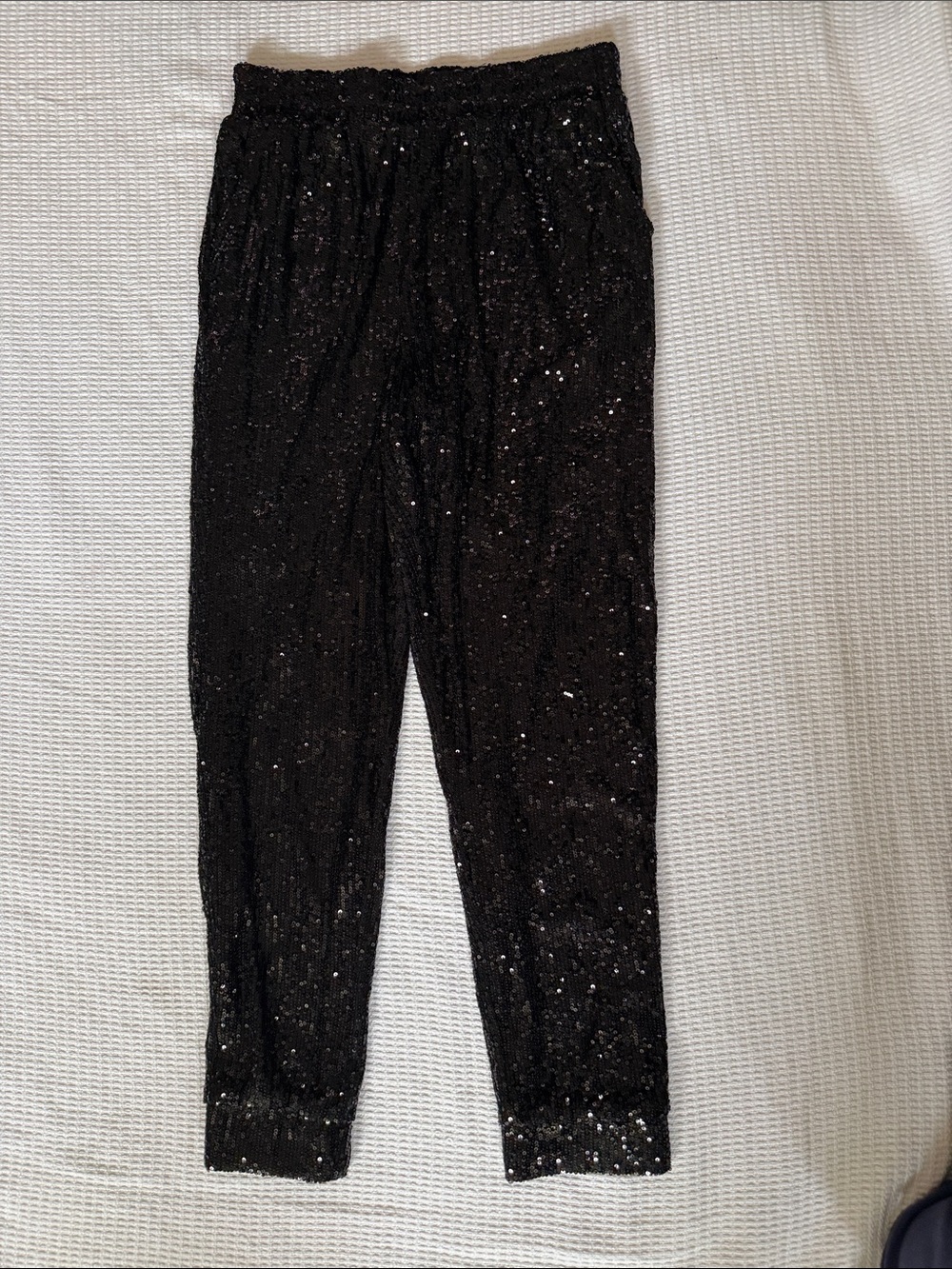 BB Dakota Black Sequin Leggings